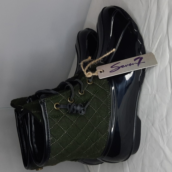 NEW Seven7 Wool Goose Duck Muck Rain Boot Womens size 7 - Picture 2 of 8